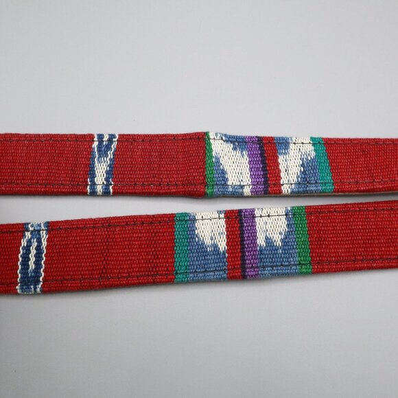 Leather Belt Multi Boho Southwestern Rustic Handcrafted Tribal Ethnic Artisanal - Picture 7 of 15